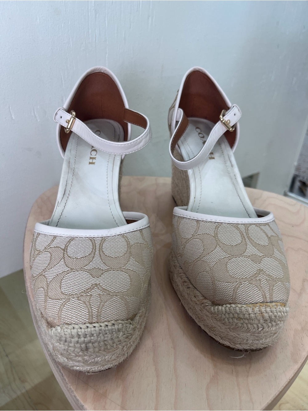 Coach cream wedges - Picture 5 of 9
